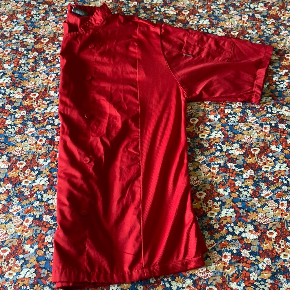 Chef Code Large red button down Shirt - Picture 16 of 16